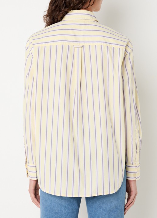 Levi's Harlie blouse met streepprint - achterkant multicolor