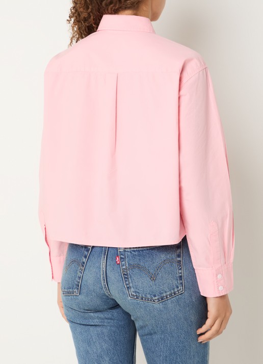 Levi's Harlie cropped blouse  - achterkant 3 roze