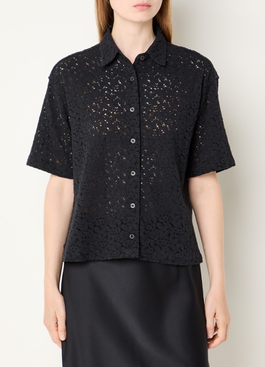 Levi's Harlie semi-transparante blouse van kant
