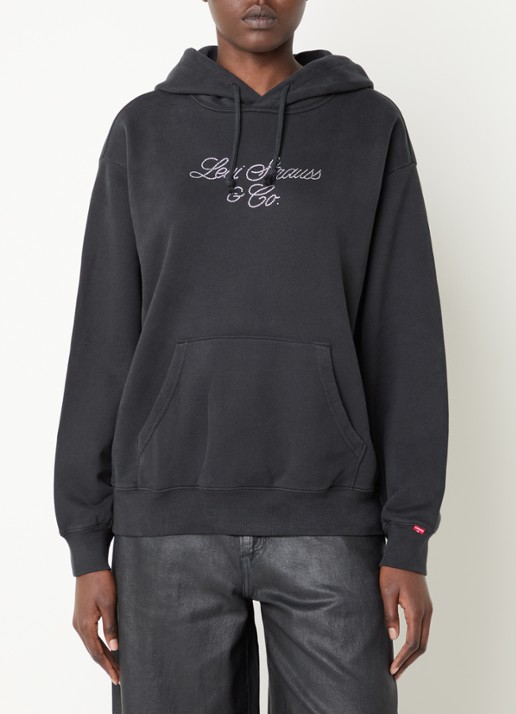 Levi's Heritage hoodie met logoprint en strass