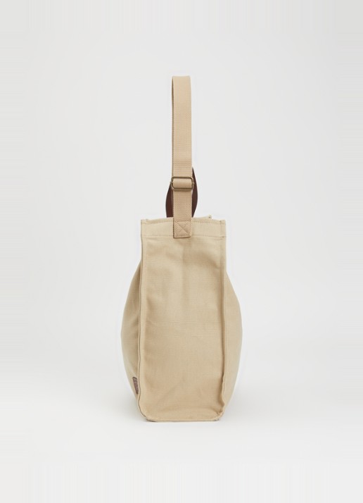 Levi's Heritage schoudertas met details van leer met verstelbare schouderriem - detail 4 beige