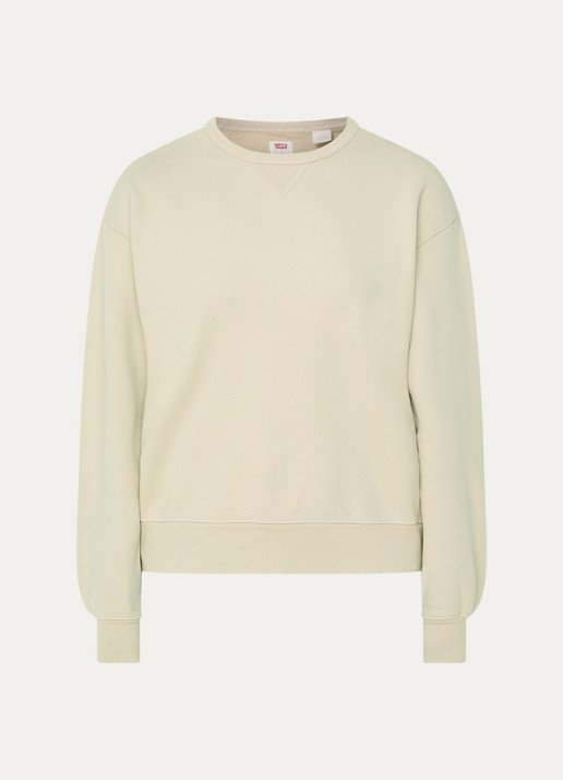 Levi's Heritage sweater met stretch - voorkant 2 beige