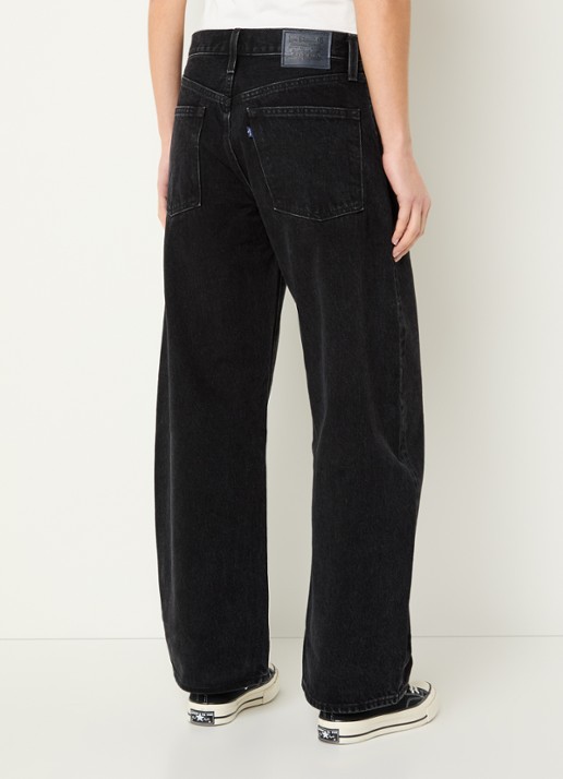Levi's High waist loose fit jeans met gekleurde wassing - achterkant indigo