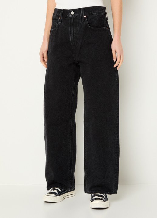 Levi's High waist loose fit jeans met gekleurde wassing