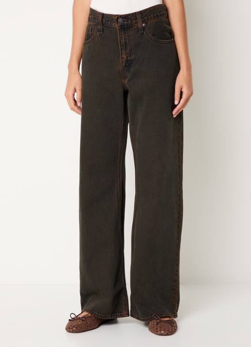 Levi's High waist loose fit jeans met gekleurde wassing
