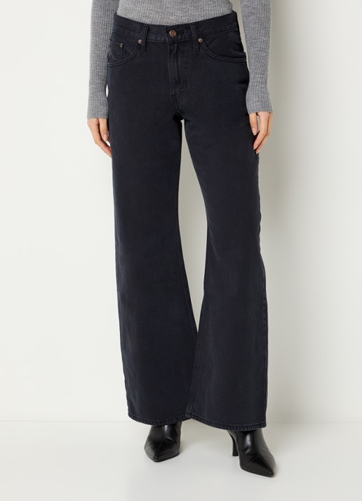 Levi's High waist straight leg jeans met gekleurde wassing
