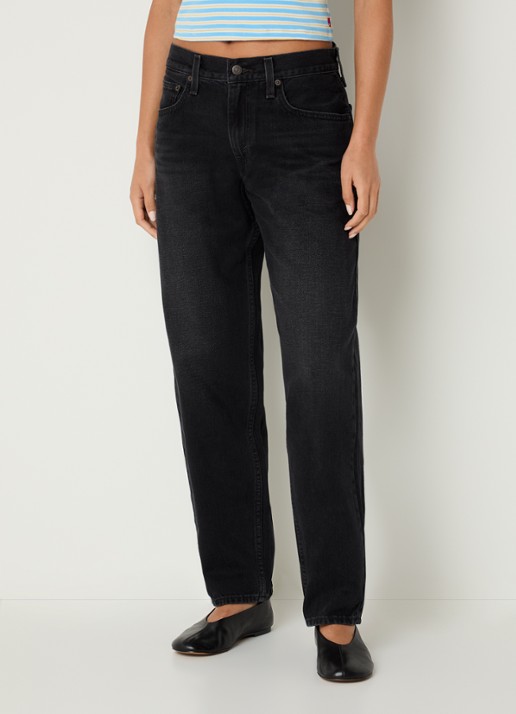 Levi's High waist straight leg jeans met gekleurde wassing