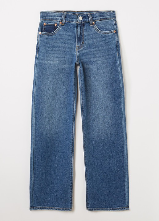 Levi's High waist wide leg jeans met stretch