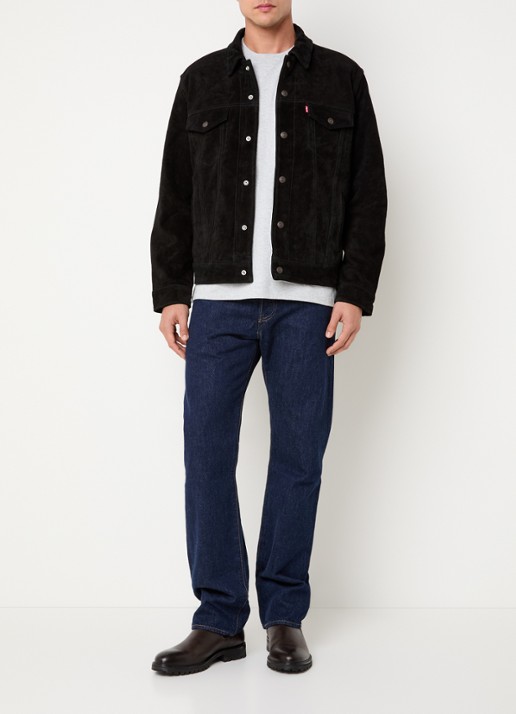 Levi's Highland jack van suède met steekzakken - voorkant 4 zwart