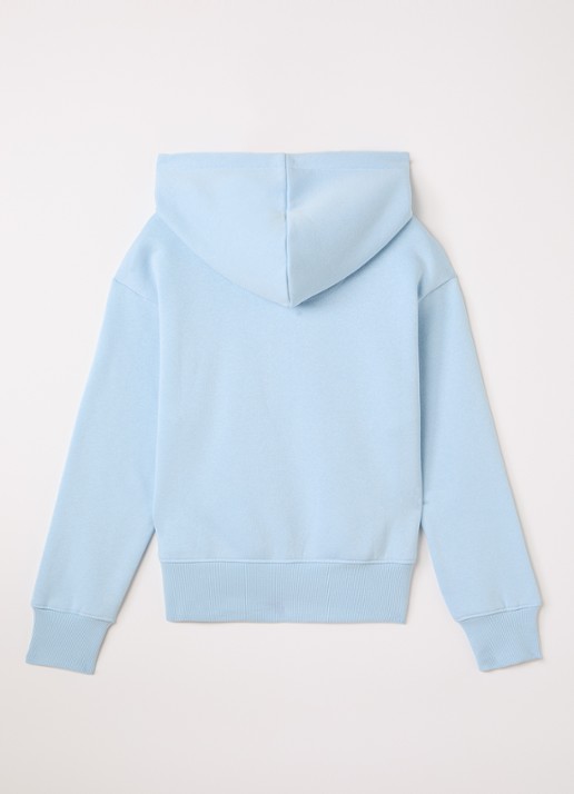 Levi's Hoodie met logo - voorkant 2 lichtblauw