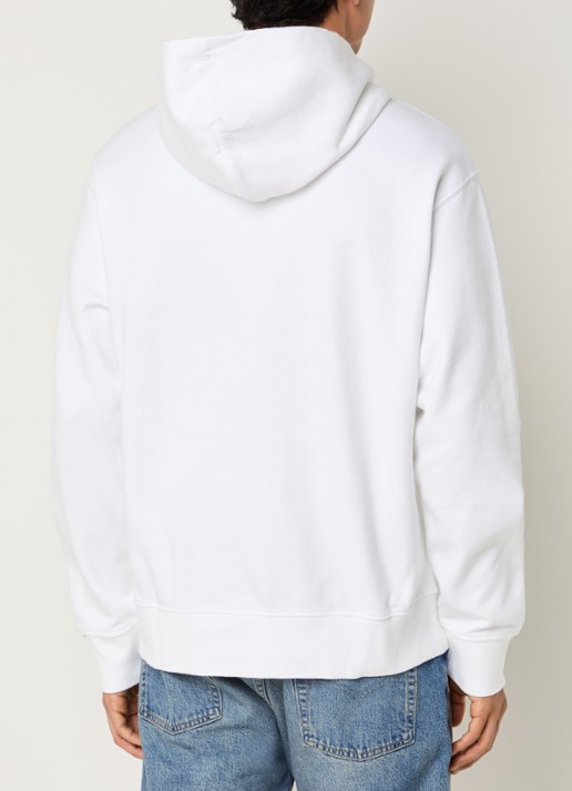 Levi's Hoodie met logoborduring - achterkant 3 wit