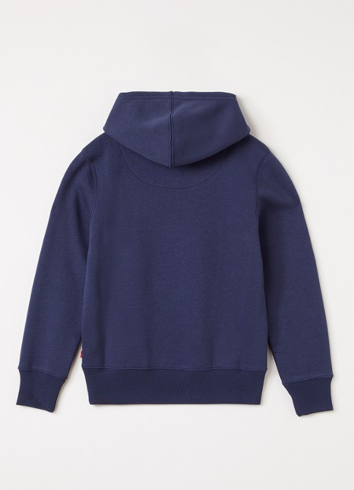 Levi's Hoodie met logoprint - voorkant 2 donkerblauw