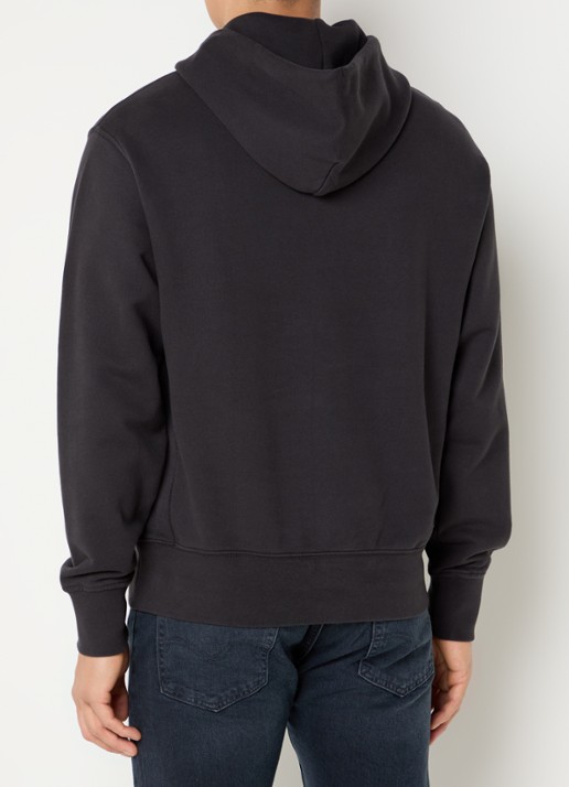 Levi's Hoodie met logoprint - achterkant 3 zwart