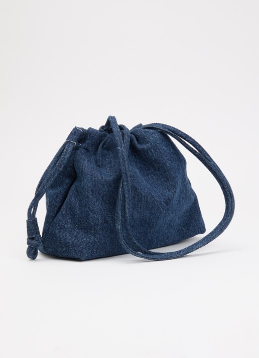 Levi's Isabelle schoudertas van denim - achterkant 2 indigo
