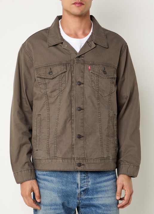 Levi's Jack in linnenblend met borst- en steekzakken