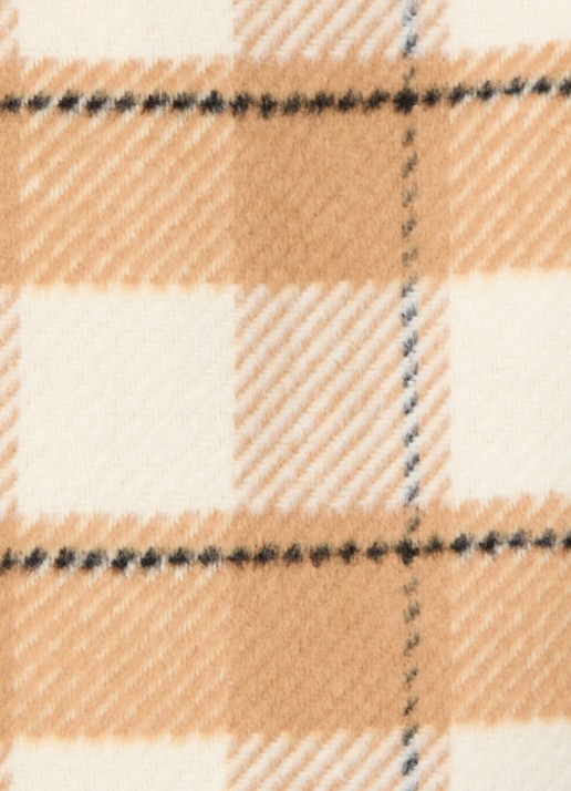 Levi's Jack in wolblend met ruitdessin - detail 2 beige