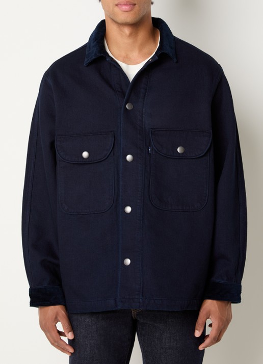 Levi's Jack met details van corduroy