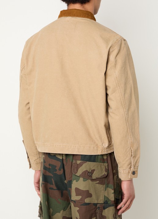 Levi's Jack met steekzakken en kraag van corduroy - achterkant 4 camel