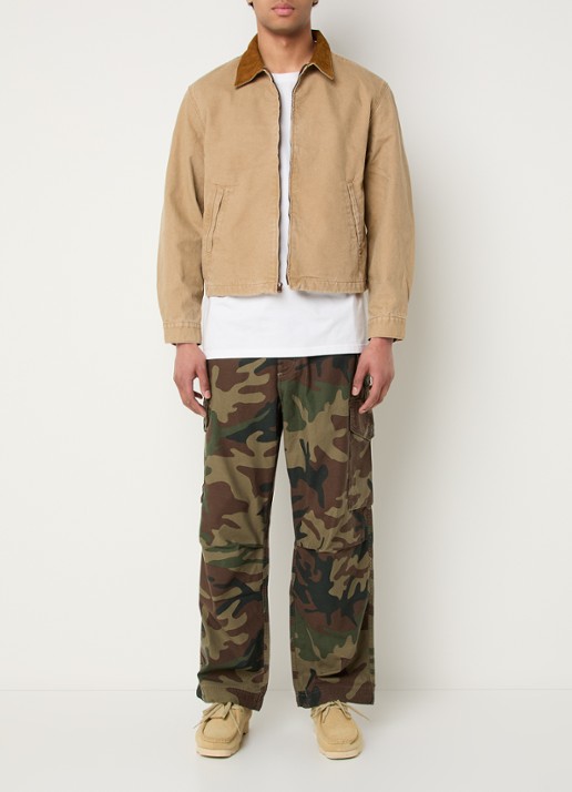 Levi's Jack met steekzakken en kraag van corduroy - voorkant 3 camel