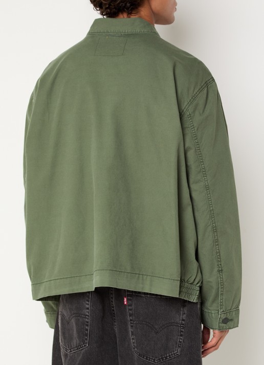 Levi's Jack met steekzakken - achterkant 3 legergroen