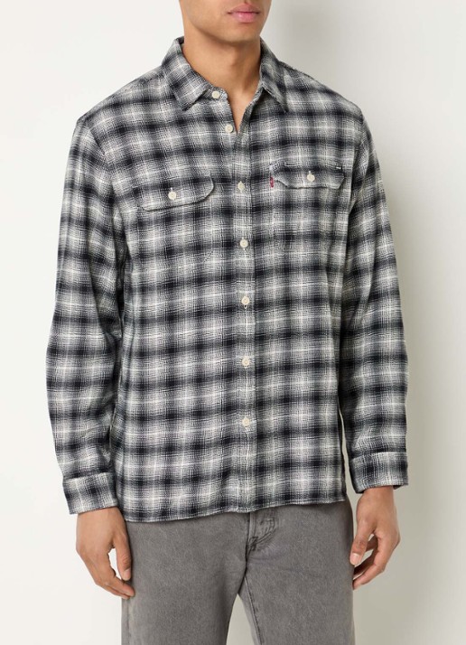 Levi's Jackson regular fit overshirt met ruitdessin