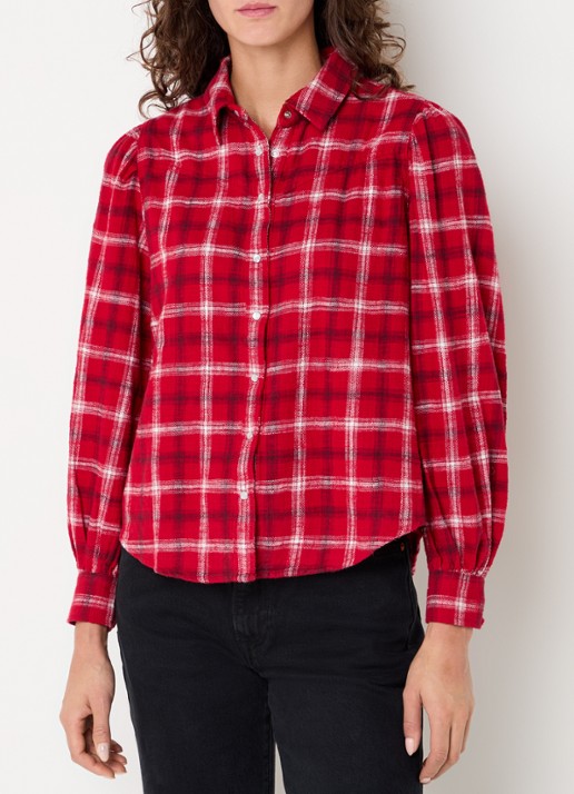 Levi's Juna blouse met ruitdessin