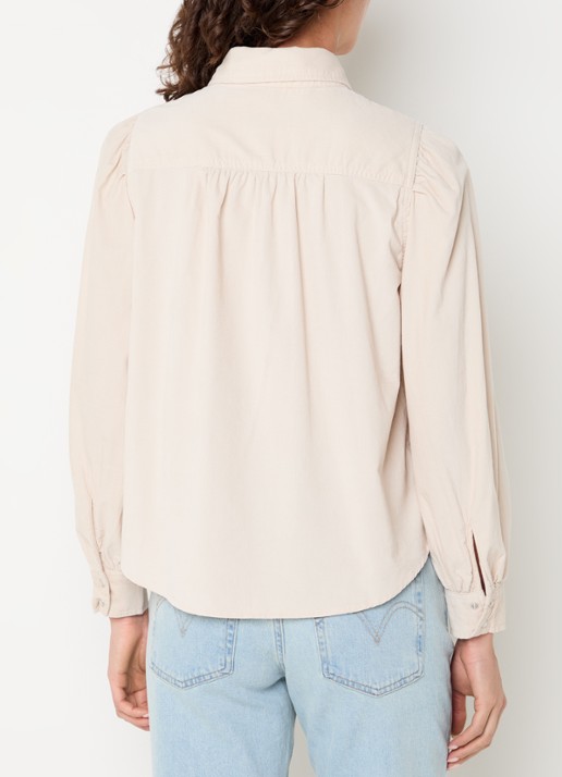 Levi's Juno blouse  - achterkant 4 beige