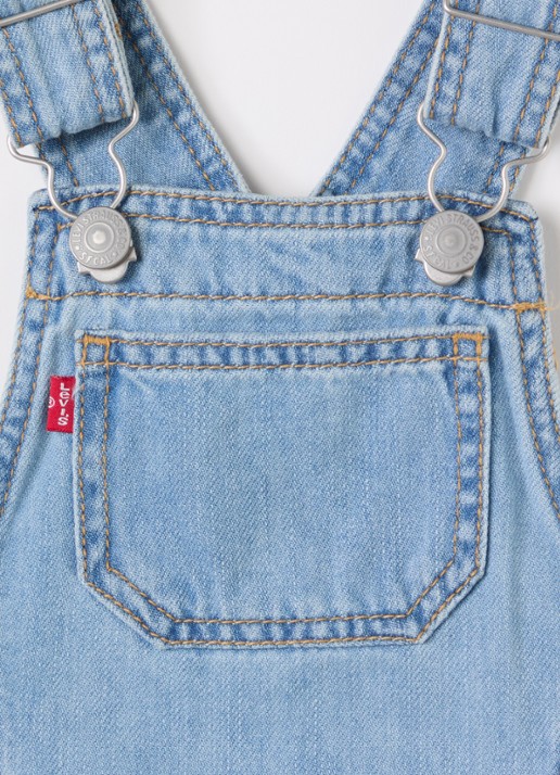 Levi's Jurk van denim  - detail blauw