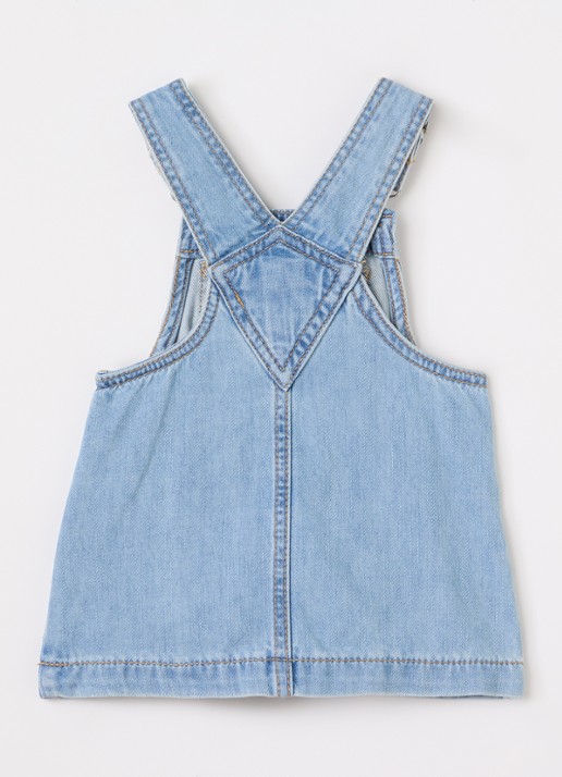 Levi's Jurk van denim  - voorkant 3 blauw