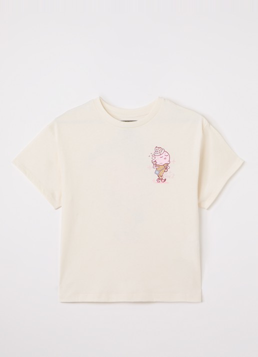 Levi's Just Chilling Oversized T-shirt met logo- en backprint