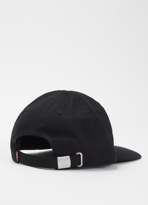 Levi's Lazy Girl pet met logoborduring - detail 2 zwart