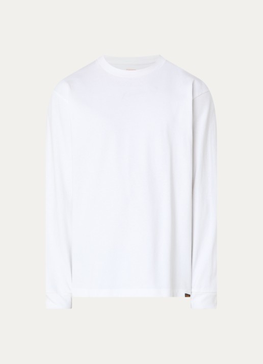 Levi's Long sleeve met ronde hals - voorkant 3 wit
