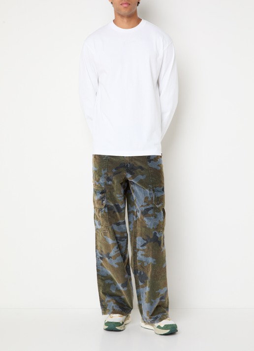 Levi's Long sleeve met ronde hals - voorkant 4 wit