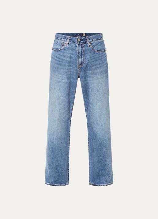 Levi's Loose fit jeans met lichte wassing - voorkant 4 indigo