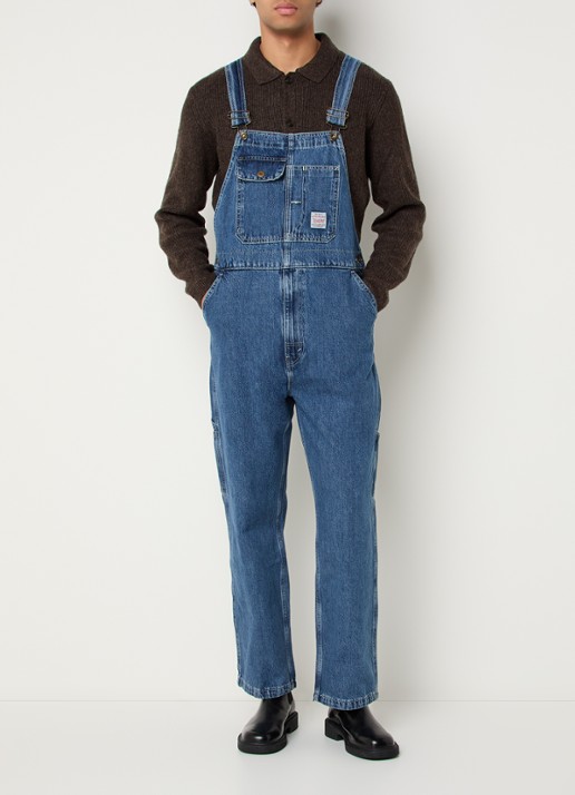 Levi's Loose fit tuinbroek van denim