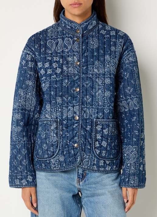 Levi's Lottie spijkerjas met paisley dessin