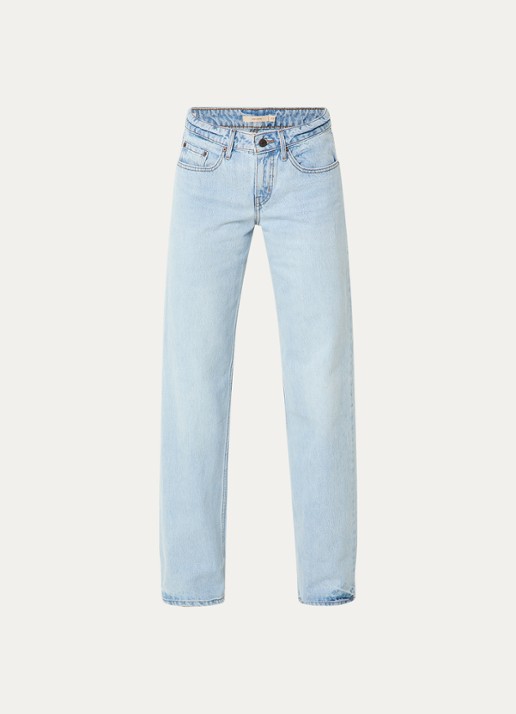 Levi's Low waist loose fit jeans met lichte wassing - voorkant 2 indigo