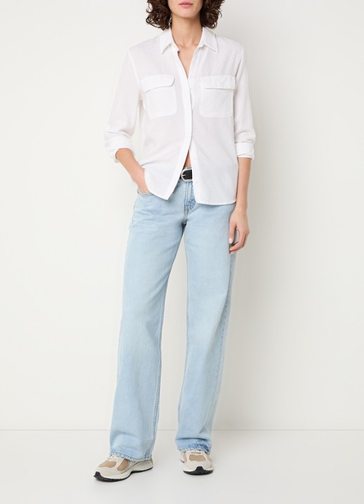 Levi's Low waist loose fit jeans met lichte wassing - voorkant 3 indigo