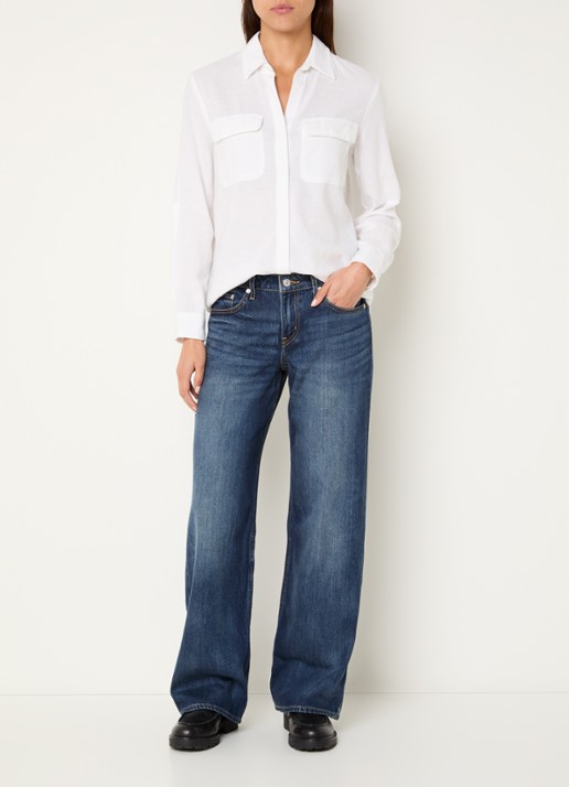 Levi's Low waist loose fit jeans met medium wassing - voorkant 5 indigo