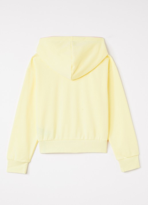 Levi's Meet and Greet hoodie met borduring - voorkant 2 geel