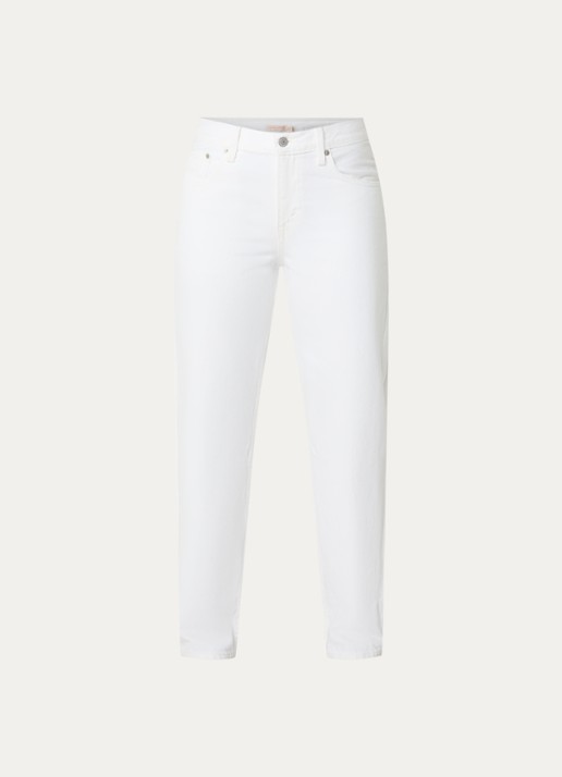 Levi's Mid waist tapered jeans met gekleurde wassing - voorkant 3 wit