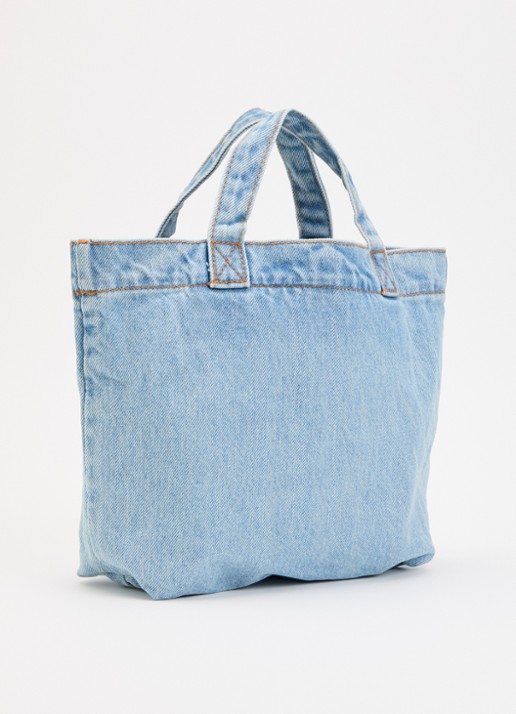 Levi's Mini shopper van denim - achterkant 4 lichtblauw