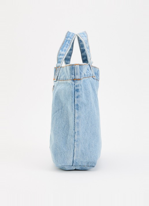 Levi's Mini shopper van denim - detail 2 lichtblauw