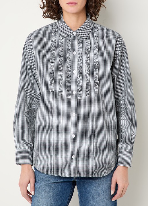 Levi's Novelty blouse met ruitdessin