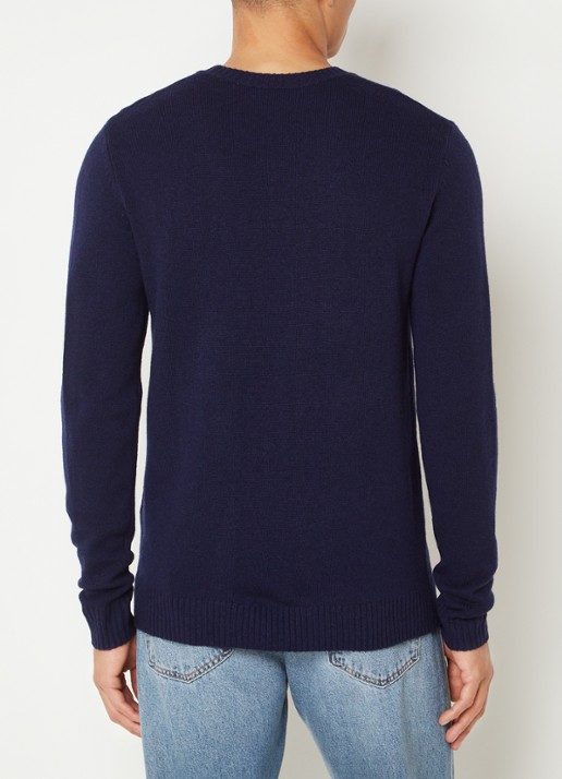 Levi's ORIGINAL HM SWEATER NAVAL ACAD - achterkant 2 blauw