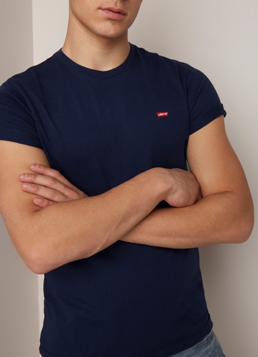 Levi's Original T-shirt van katoen met logopatch