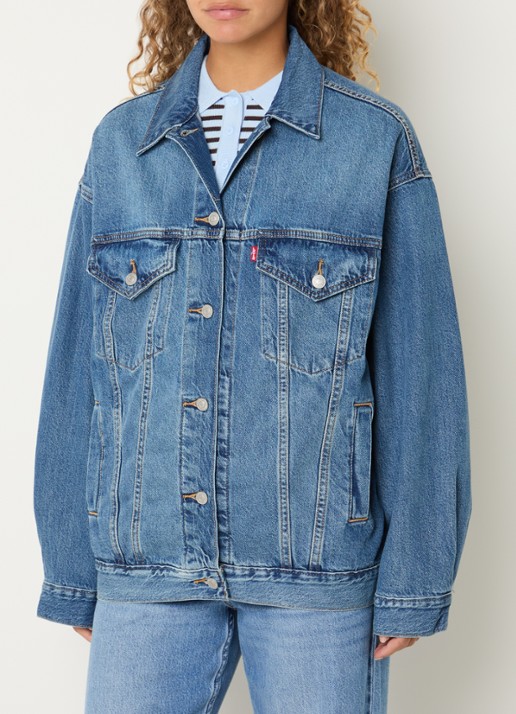 Levi's Oversized spijkerjas met steekzakken