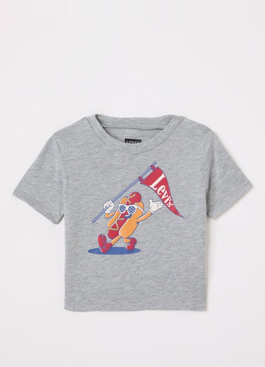 Levi's Parading Hot Dog T-shirt met logoprint