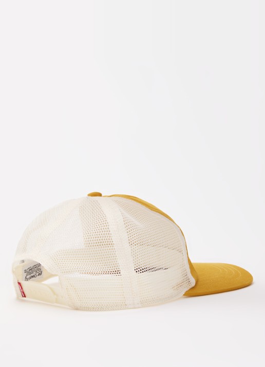 Levi's Pet met logo - detail okergeel