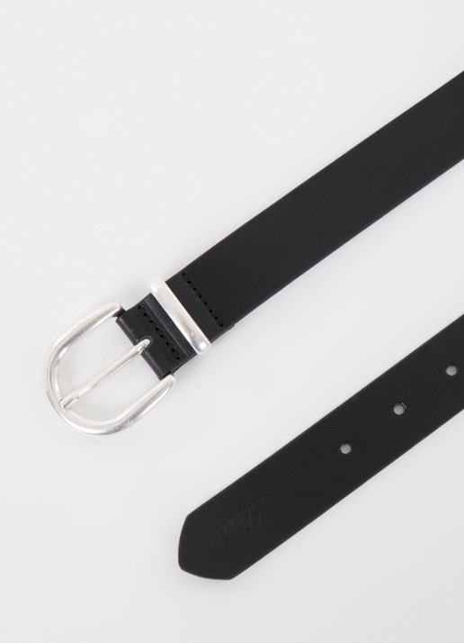 Levi's Phoebe riem van leer - detail 3 zwart
